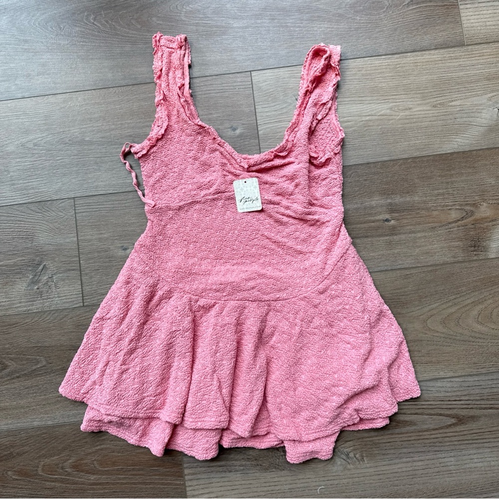 Free People Alice Pink Mini Dress NWT